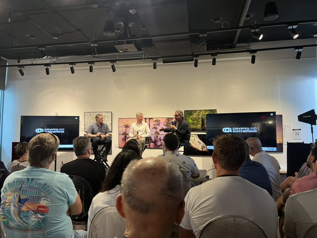 Hearing insights from industry experts such as Raoul Pal (CEO, Real Vision), Matthew Hougan (CIO, Bitwise), Sandy Kaul (Head of Digital Assets, Franklin Templeton), and several others at Real Vision's Crypto Conference in Miami. January 2025.