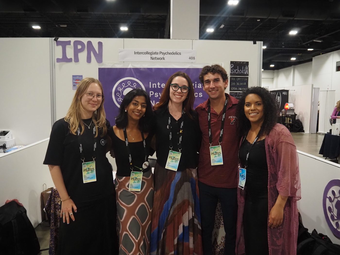 Psychedelic Science Conference 2025, representing the Intercollegiate Psychedelics Network in Denver, Colorado. June 2025.